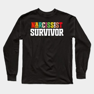 NARCISSIST SURVIVOR Long Sleeve T-Shirt